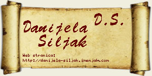 Danijela Šiljak vizit kartica